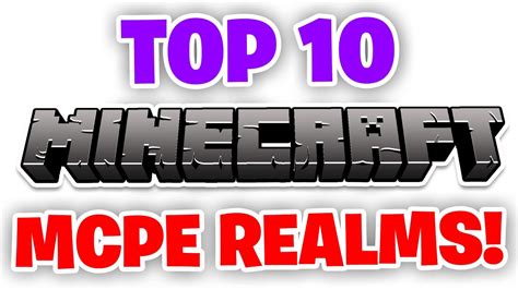 TOP 10 Realms For MCPE 1 20 REALM CODES Minecraft Bedrock Edition