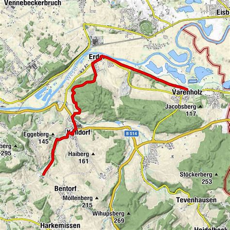 Weg Der Blicke BERGFEX Wanderung Tour Nordrhein Westfalen