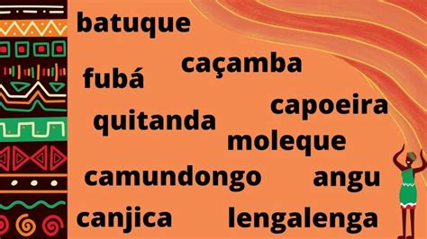 The Words Are Written In Different Languages On An Orange And Black