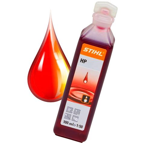 Stihl Hp 0 1l 100ml 2 Stroke Engine Oil For Fuel Mixture Original Stihl Red Engine Oil For 2