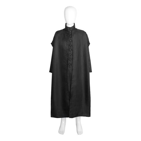 Severus Snape Movie Dark Wizard Robe Kids Children Black Suit Cosplay