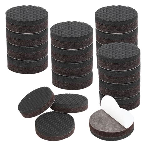 20pcs Round 1 1 2 Felt Furniture Pads Grippers Floor Protector For