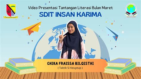 Tantangan Bulan Maret Sajak Sunda SDIT Insan Karima Cangkuang Chika