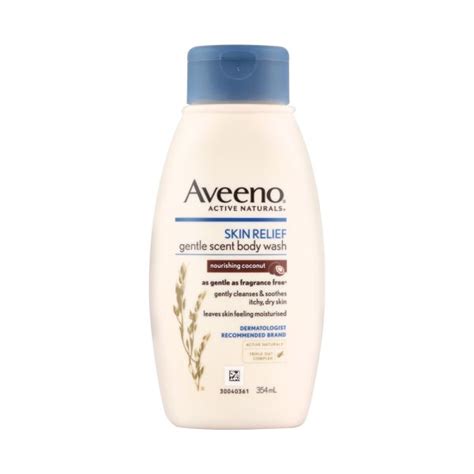 Aveeno Active Naturals Skin Relief Gentle Scent Nourishing Coconut Body Wash 354ml