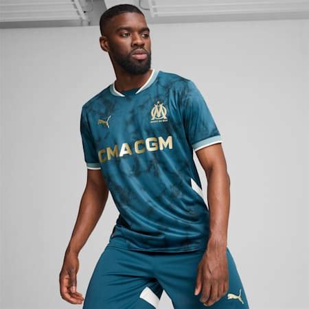 Olympique De Marseille 24 25 Away Jersey Men Blue PUMA