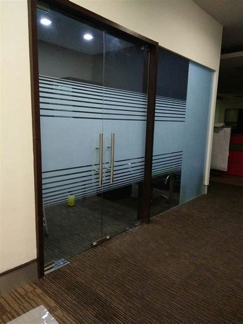 Frosted Window Film Frosted Windows Glass Partition Designs Glass