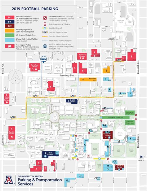 University Of Arizona Campus Map PDF