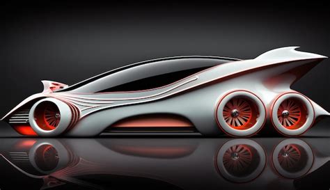 Premium Photo A Futuristic Car Made By Mercedes