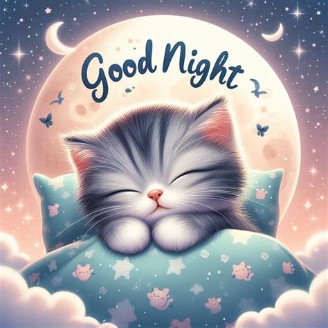 Pin By Renee Vaga On Good Morning Good Night In Good Night Cat