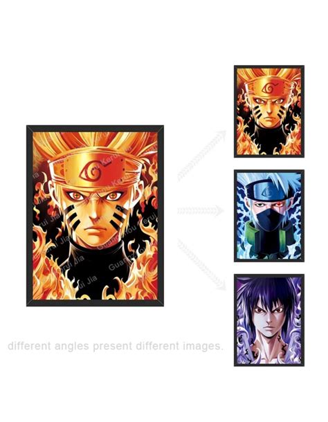 Naruto 3d Lenticular Effect Anime Naruto Poster 3 Image Change