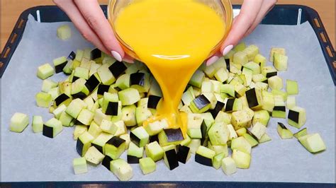 Fügen Sie einfach Eier zu Auberginen hinzu Niemand kennt dieses Rezept