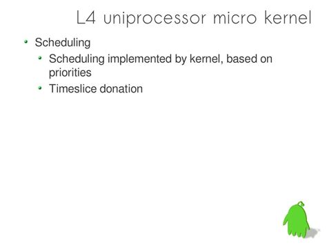 L4 Microkernel Design Overview