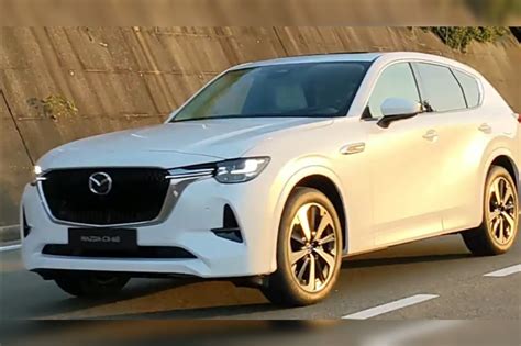 Photo 1 Mazda CX 60 Spyshot Blanc Mazda CX 60 2022 Le SUV