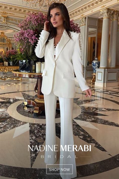 NADINE MERABI The CHARLOTTE Blazer Trouser Bra Top