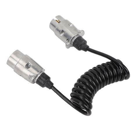 Adapter przyczepy 12 V wtyczka okablowania 2 m norma ue 7 pinów do 7 US