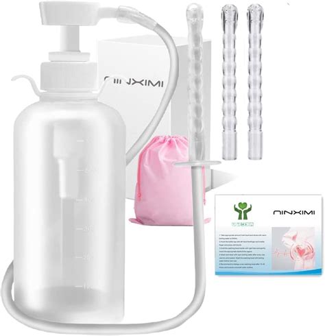 Amazon Vaginal Douche Enema Cleaner Ml Anal Douche Vagina Cleaning Kit Nozzle Tips