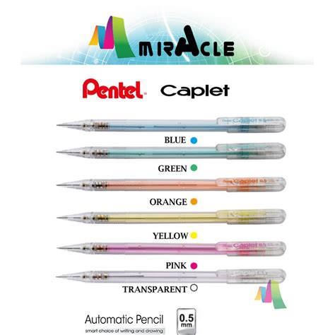 Pentel Caplet Sharplet Mechanical Automatic Pencil Mm Per Piece