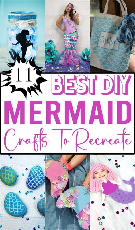 Diy Mermaid Crafts For Marine Lovers In Mermaid Diy Mermaid