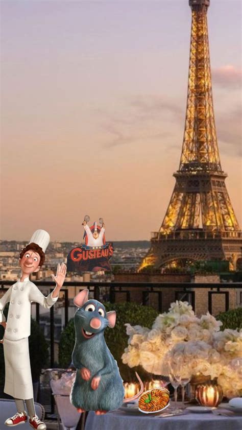 #ratatouille | Disney wallpaper, Ratatouille, Eiffel tower