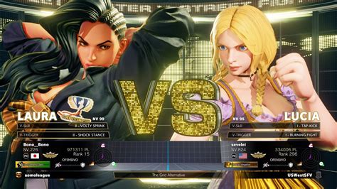 SFV Champion Edition Bono Bono LAURA Vs Sevelei LUCIA Online