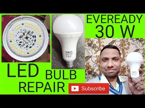 Led Bulb Repair Eveready W Sikhe By Domestic Technician How To Repair