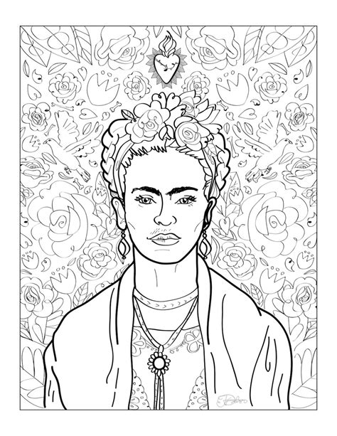 Printable Frida Kahlo