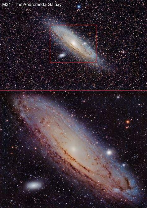 Andromeda Galaxy M31 R Astrophotography