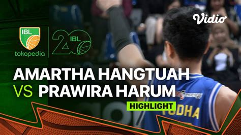 Highlights RJ Amartha Hangtuah Jakarta Vs Prawira Harum Bandung IBL