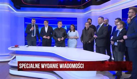 Wiadomości TVP Telewizja Biełsat studio Plac Powstańców Warszawy TAI