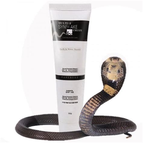 Антивозрастной крем со змеиным ядом Purebess Multi-4 Syn-Ake Cream Крем ...