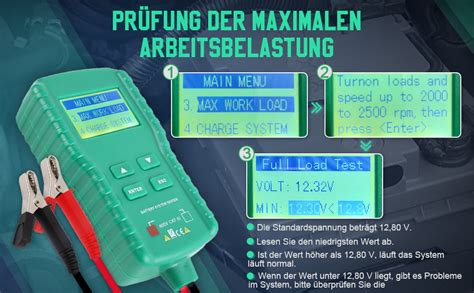 tester akumulatora samochodowego : Amazon.pl: Motoryzacja