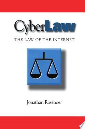 CyberLaw PDF By Jonathan RosenoerPublished On 2012 12 06 By Springer