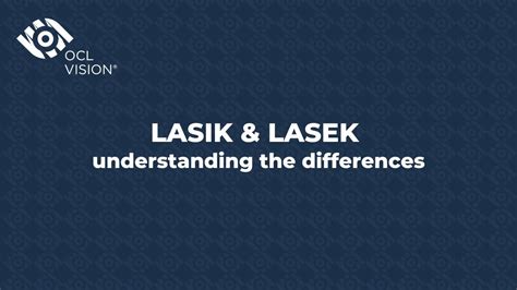 What S The Difference Between LASIK And LASEK Laser Eye Surgery YouTube