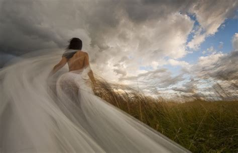 Wallpaper 1200x771 Px Brunette Clouds Field Grass Landscape