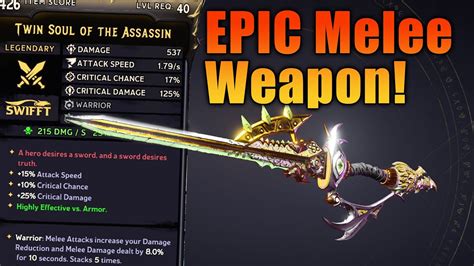 Twin Soul Legendary Melee Weapon TWO HILT MODS Tiny Tina S