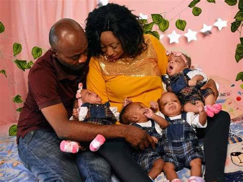 Nigerian Woman Gives Birth To Quadruplets After Years Of Waiting