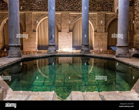 Spain Catalonia Girona Arab Baths 12th Century Apodyterium And