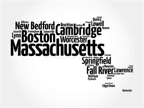 List Of Cities In Massachusetts A State In The New England Region Of