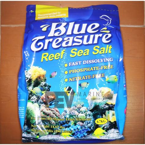 Blue Treasure Reef Sea Salt Mix For Marine Aquarium 6 7 Kg Lazada PH