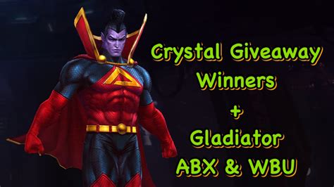 Gladiator Lvl Pve Combat Super Hero Abx Wbu Youtube