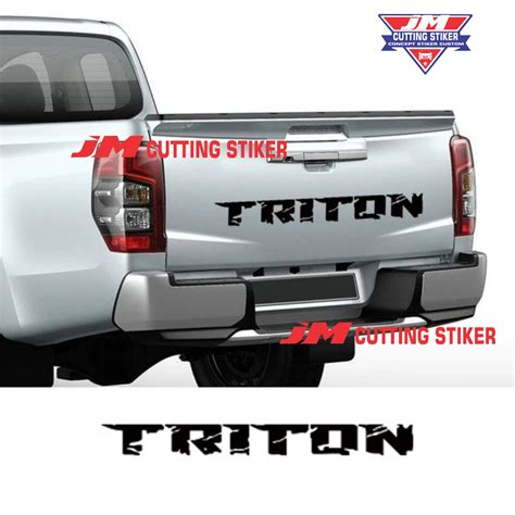 Jual Stiker Variasi Pintu Belakang Triton Sticker Stiker Tulisan Triton