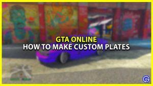 How To Get Custom License Plates In Gta Online Gamer Tweak