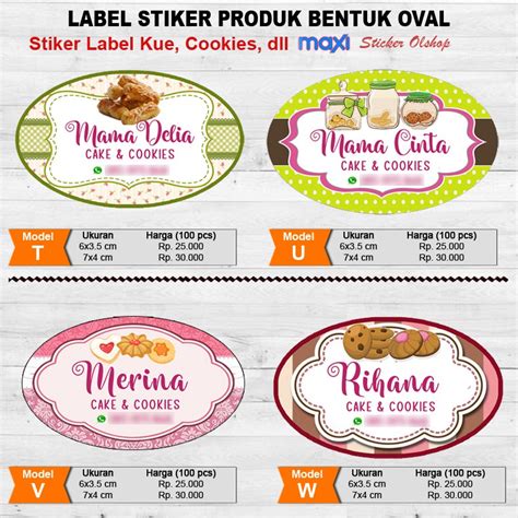 30 Trend Terbaru Stiker Label Makanan Bentuk Kotak Aneka Stiker Keren