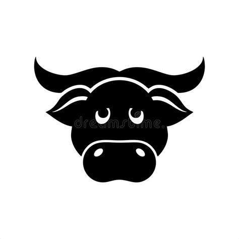 Abstract Simple Bull Head Vector Logo Concept Illustration Buffalo