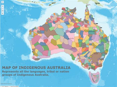 Map Of Indigenous Australia Languages Tribes Or Nations Groups Of