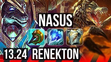 NASUS Vs RENEKTON TOP Comeback 70 Winrate Rank 7 Nasus