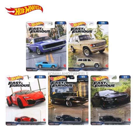 Jual Hot Wheels Premium Fast N Furious Set B Shopee Indonesia