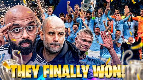 Manchester City Win The Treble Champions League Winners Man City 1 0 Inter Milan Drog Baba