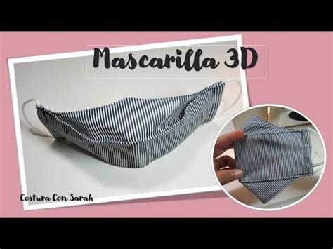 Cómo hacer una Mascarilla 3D Cómo hacer Cubrebocas Tapabocas 3D