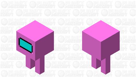 Pink Among Us Imposter Minecraft Mob Skin